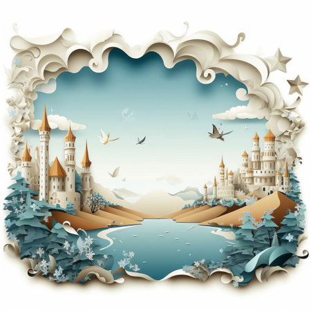 a vector cartoon illustration sits elegantly on a pristine paper white background, showcasing a clean and minimalist design, perfect for digital graphics, advertising, and marketing materials, featuring a blank slate ideal for customizing with text, logos, or other visual elements. ai generatedの素材