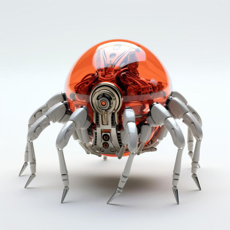 nanorobots, tiny machines with immense potential, are showcased in this stunning 3d rendering against a crisp white background, highlighting their intricate designs and futuristic appeal, exemplifying the cutting-edge technology and innovative spirit of nanorobotics and nanotechnology in the fields of medicine, engineering, and science. ai generatedの素材