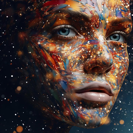 the abstract pointillism artwork, infused with a cinematic essence, bursts with intricate details, reminiscent of unsplash and national geographic's iconic styles, set against a pristine white background, boasting an ultra-high definition of 16k, masterfully crafted with the aid of cutting-edge a.i. technology to elevate its visual grandeur. ai generatedの素材