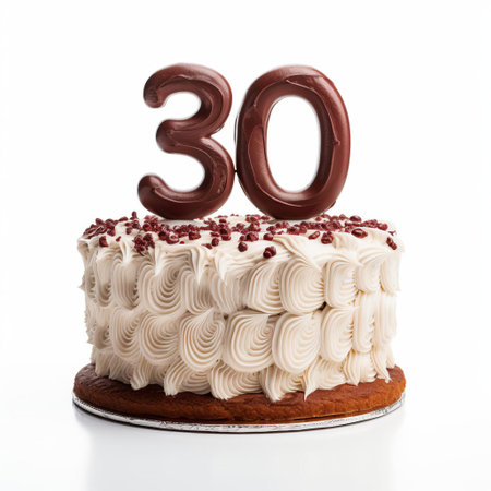 the cake, beautifully decorated with intricate designs, sits elegantly on a pristine white background, showcasing its vibrant colors and textures, making it a stunning centerpiece for any celebration, perfect for commemorating special occasions, such as weddings, birthdays, and anniversaries, with its majestic presence commanding attention. ai generatedの素材