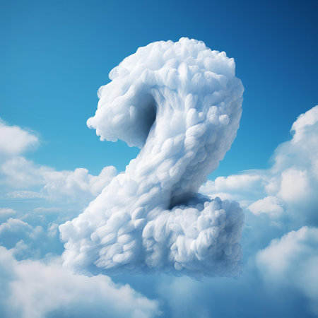 the cloudscape features a vibrant blue sky with fluffy white clouds creatively forming the shape of a two-figure, showcasing nature's artistic flair, perfect for wallpapers, backgrounds, or inspiration for digital art, 4k octane rendering adds depth and realism to this breathtaking atmospheric scene. ai generatedの素材