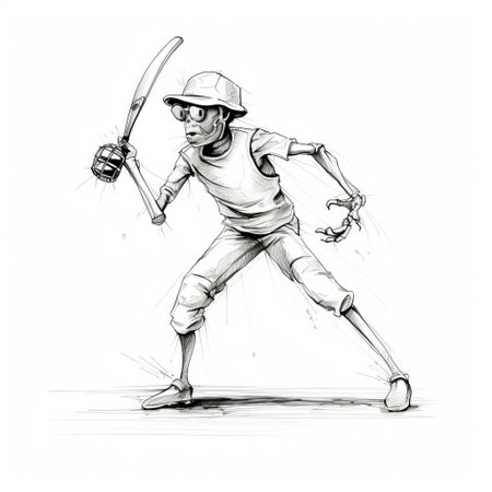 the cricket, captured in a blind contour drawing, stands proudly on a pristine white isolated background, showcasing its intricate details and textures, highlighting the artist's skillful rendering of this fascinating insect's full body, a true marvel of entomological art. ai generatedの素材