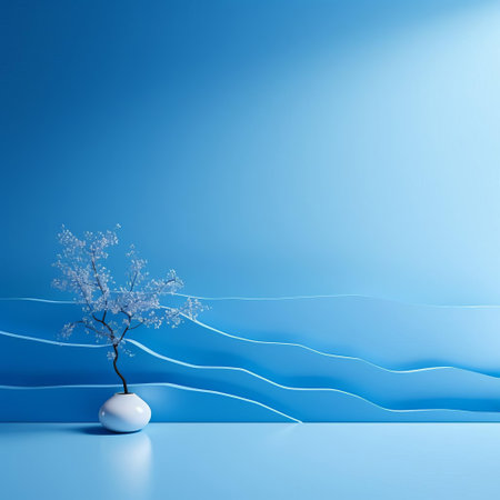 the azure background, a serene and calming visual representation, features soft azure tones that evoke feelings of tranquility and peacefulness, perfect for website designs, social media posts, or digital art projects requiring a soothing and minimalist aesthetic. ai generatedの素材