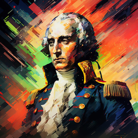 napoleon bonaparte stands defiantly amidst a swirling vortex of distorted digital code, as the french revolution's ideals of liberty, equality, and fraternity are reimagined through a futuristic, glitch-art lens, evoking the chaos and upheaval of 18th-century europe's transformative era. ai generatedの素材