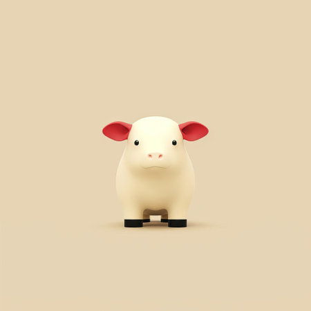 the bull, a majestic creature, is captured in a serene and simplistic setting, embodying the essence of japanese minimalism, in this stunning 32k resolution photograph, where the subtle tones and textures of its fur take center stage, evoking a sense of calm and tranquility. ai generatedの素材