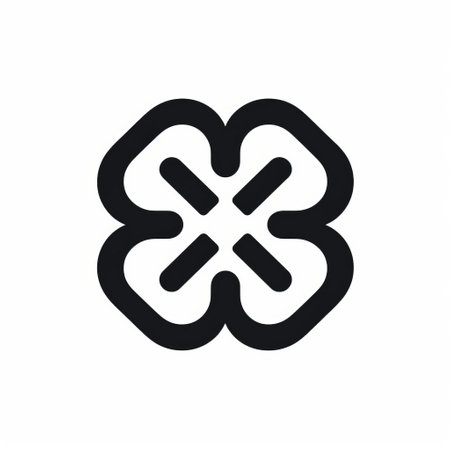 eli, a modern icon, stands out against a pristine white background, showcasing a stunning pattern that exudes simplicity and elegance, perfect for minimalist designs, logos, and digital art, evoking a sense of sophistication and refinement in graphic design and visual communication. ai generatedの素材