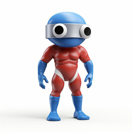 the cyclops, a mythical one-eyed giant, stands proudly in a full-body pose on a pristine white isolated background, showcasing its muscular physique and intimidating presence, perfect for fantasy and mythology-inspired designs, illustrations, and digital art projects. ai generatedの素材