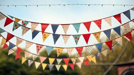 the bunting, a stunning bird species, is beautifully captured in this photo-realistic image, showcasing its vibrant plumage, intricate feather patterns, and striking facial features, highlighting its unique characteristics and mesmerizing beauty in its natural habitat. ai generatedの素材