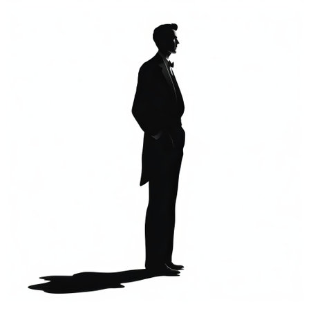 dennis tractor stands majestically in a rural landscape, its full-length silhouette captured in stunning black and white, showcasing the iconic agricultural vehicle's sleek design and nostalgic charm, evoking feelings of rustic simplicity and vintage farming heritage. ai generatedの素材