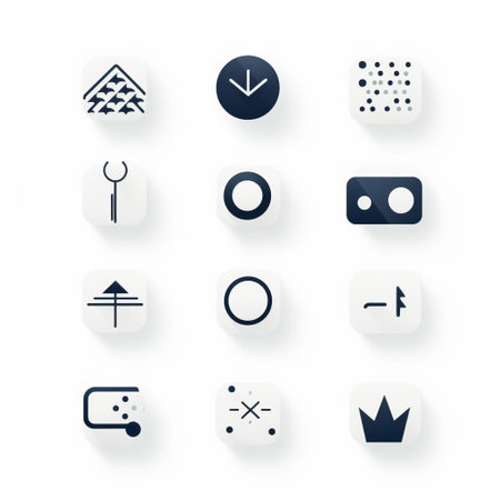the icon, set against a crisp white background, showcases a stunning pattern design that exudes minimalistic elegance, perfect for modern digital interfaces, mobile apps, and websites, ideal for designers seeking sleek and sophisticated visual elements for their projects. ai generatedの素材
