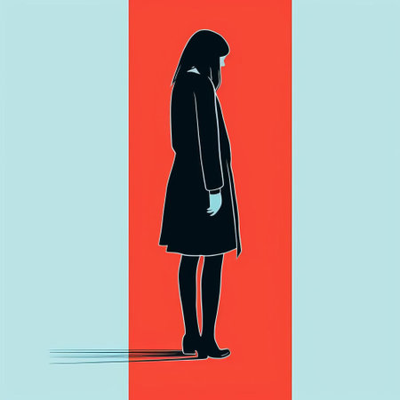 the woman stands confidently in this stunning minimal screenprint illustration, her elegant features and flowing hair beautifully captured in a limited color palette, reminiscent of a vintage risograph print, showcasing the artist's skill in conveying emotion through simplicity, perfect for fans of minimalist art and female empowerment. ai generatedの素材