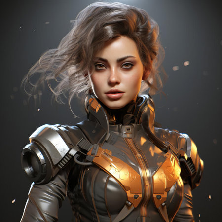 this stunning female morph, crafted with meticulous attention to detail in zbrush, showcases a breathtakingly realistic sculpture, accentuated by dynamic lighting that highlights the subtle nuances of her features, creating a truly lifelike and captivating digital art piece that exemplifies hyper-realism in 3d modeling. ai generatedの素材