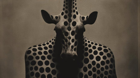 the cow, a majestic creature, takes center stage in this striking film still, captured by the lens of renowned german photographer karl blossfeldt, showcasing its rugged beauty and serene demeanor, evoking a sense of rural tranquility and rustic charm, perfect for nature and animal lovers alike. ai generatedの素材
