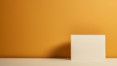 a sheet of white paper lies flat on a solid colored background, providing ample copy space for text or design elements, perfect for creative projects, presentations, and digital designs, offering a clean and minimalist aesthetic for visual communications. ai generatedの素材