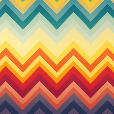 the chevron pattern, a timeless and versatile design element, is showcased in this stunning visual representation, featuring a repeating sequence of inverted and reversed v-shaped lines, evoking a sense of modernity and sophistication, perfect for use in graphic design, textiles, and architecture. ai generatedの素材
