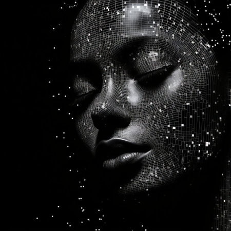 dotted patterns adorn this mesmerizing abstract design, featuring a vibrant array of tiny dots in various sizes and colors, creating a visually striking and dynamic visual effect, perfect for backgrounds, wallpapers, or artistic expressions, evoking feelings of playfulness and creativity. ai generatedの素材