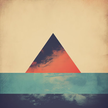 the background features a subtle, distressed texture with a soft, muted color palette, evoking a sense of nostalgia and retro charm, perfect for adding a touch of vintage elegance to your designs, photographs, and digital art projects, ideal for creatives seeking a minimalist aesthetic. ai generatedの素材