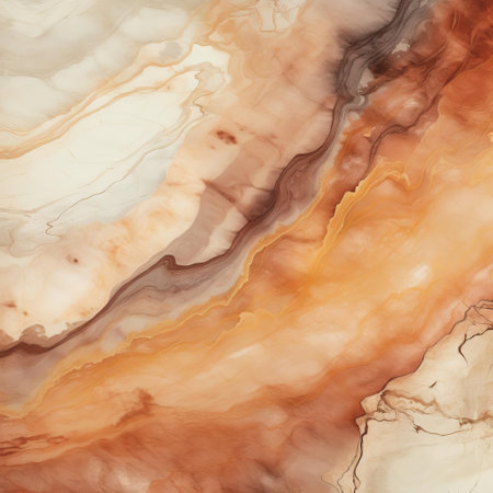 the background features a soft, rust-hued pattern reminiscent of marble, evoking a sense of elegance and sophistication, perfect for adding a touch of refinement to any design or digital project, with its subtle, earthy tones and organic feel. ai generatedの素材