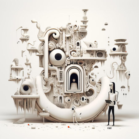 the tribal mask stands out against a pristine white background, showcasing the raw, untamed beauty of primitivism in art, evoking the mystery of ancient cultures and the allure of exotic, handcrafted relics, perfect for fans of abstract expressionism and avant-garde design. ai generatedの素材