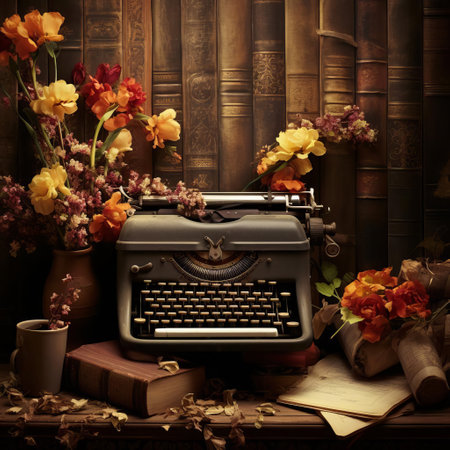 retro wallpaper features a distressed vintage background with a mix of earthy tones and faded florals, evoking a sense of nostalgia and classic charm, perfect for adding a touch of antique elegance to any design or photography project, ideal for rustic, country, or shabby chic themed decor. ai generatedの素材