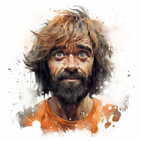 the shaggy dog, with its distinctive long hair and adorable facial expression, stands out against a clean white background, showcasing its fluffy coat and sweet personality, perfect for dog lovers and fans of this popular breed. ai generatedの素材