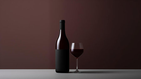 the belgian dubbel beer glass sits elegantly on a rustic wooden table, surrounded by subtle hints of maroon and earthy tones, evoking a sense of sophistication and simplicity, perfect for beer enthusiasts who appreciate the art of fine brewing and the nuances of a rich, malty flavor profile. ai generatedの素材