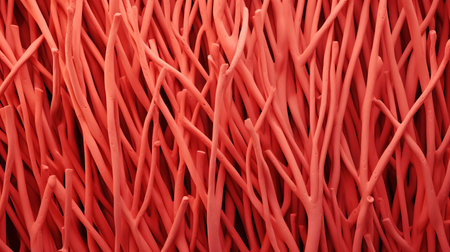 coral-hued bamboo texture serves as a stunning background, evoking feelings of tropical serenity and natural elegance, perfect for designs requiring a subtle yet exotic touch, reminiscent of a tranquil oceanic paradise, ideal for wallpaper, fabric, or stationery designs. ai generatedの素材