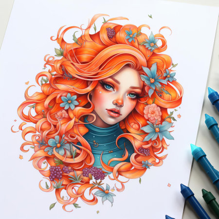 vibrant copic markers sit elegantly on a pristine white background, showcasing their brilliant colors and versatility for artistic expression, perfect for illustrations, designs, and colorful creations, offering endless possibilities for artists, crafters, and designers to bring their imagination to life. ai generatedの素材