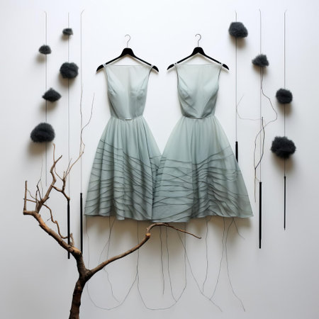 the textile art piece features a minimalist design with a subtle blend of neutral tones and delicate patterns, evoking a sense of serenity and calmness, perfect for modern home decor and interior design enthusiasts who appreciate simplicity and elegance in fabric art. ai generatedの素材