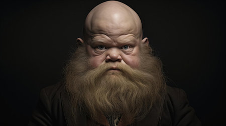 this dwarf hybrid, a unique and adorable rabbit breed, is showcased in a stunning portrait photograph, highlighting its fluffy fur, cute whiskers, and endearing facial expression, perfect for rabbit enthusiasts and animal lovers who appreciate the charm of small pet breeds and hybrid creatures. ai generatedの素材