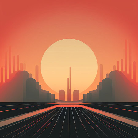 spacecraft hurtles through a neon-lit galaxy, surrounded by swirling clouds of purple and blue gas, in this stunning example of minimalist futurism art, evoking a sense of futuristic exploration and otherworldly discovery, perfect for fans of sci-fi and futuristic landscapes. ai generatedの素材