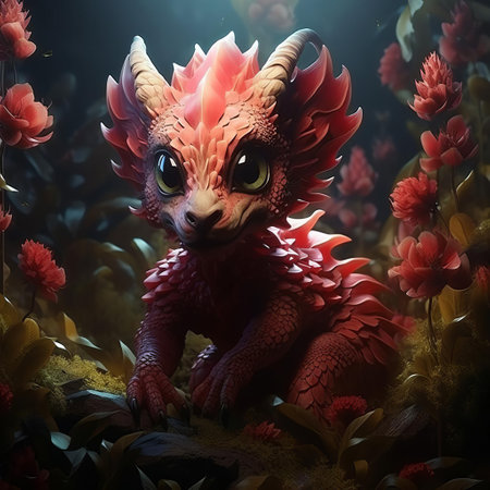 the vibrant snapdragon flower blooms in a kaleidoscope of colors, showcasing its unique, ruffled petals and tall, statuesque stem, adding a pop of beauty to any garden or floral arrangement, perfect for capturing in photography or simply admiring in nature. ai generatedの素材