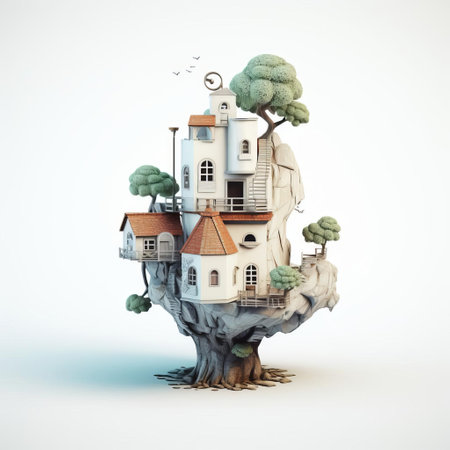 robot, a futuristic 3d illustration of a metallic machine, isolated on a white background, showcasing its intricate mechanical details and sleek design, perfect for technology, artificial intelligence, and sci-fi themed projects. ai generatedの素材