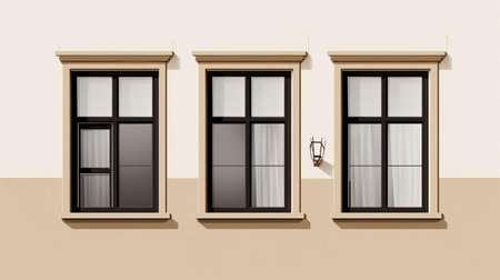 the window, adorned with subtle condensation, perfectly frames a serene still life featuring a glass of rich, dark belgian dubbel beer, surrounded by minimalist simple art elements, evoking a sense of calm and sophistication in this cozy, intimate setting, perfect for relaxation and contemplation. ai generatedの素材