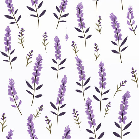 lavender background, a serene and calming visual treat, evokes feelings of relaxation and tranquility, perfect for minimalist designs, featuring a soft, muted vintage tone that adds a touch of elegance and sophistication to any space or digital project. ai generatedの素材