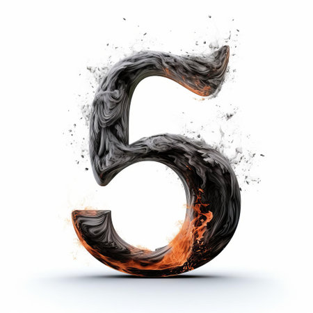 number eighty-five stands out against a pristine white background, its bold black digits and sleek font making it a striking visual element in graphic designs, perfect for incorporating into minimalist compositions, modern art pieces, or typography-focused projects. ai generatedの素材