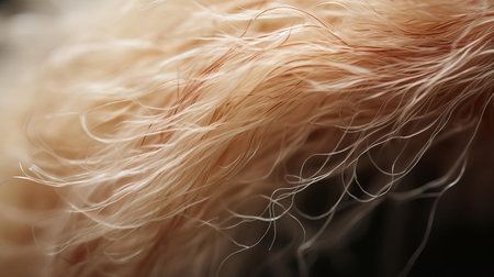 the human torso displays a fascinating phenomenon in this macro shot, showcasing body part 13, also known as the abdomen, with a sprinkling of hairs growing out of it, highlighting the intricate details of human anatomy and the natural process of hair growth on the body. ai generatedの素材