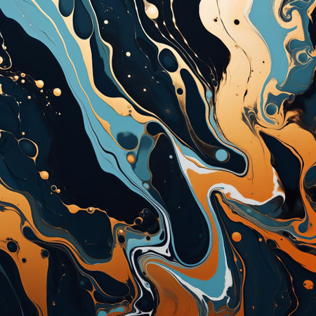 the liquid marble texture design showcases a mesmerizing blend of swirling patterns and vibrant colors, evoking a sense of dynamic movement and fluidity, perfect for adding a touch of modern sophistication to any visual project, from graphic designs to interior decor and fashion accessories. ai generatedの素材