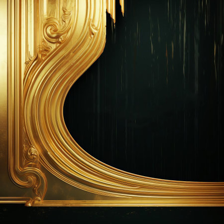 the ornate candlestick stands proudly on a luxurious table setting, its waxy texture glistening with a warm golden hue, evoking feelings of sophistication and elegance, perfect for adding ambiance to any formal dinner party or special occasion, with its classic design and refined aesthetic. ai generatedの素材