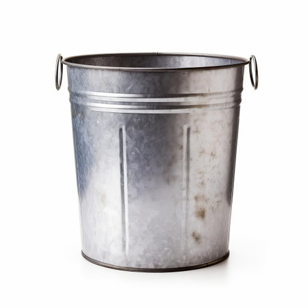 a plastic bin sits isolated on a pristine white background, its sleek design and vibrant color popping against the neutral surroundings, perfect for storage and organization in homes, offices, and commercial spaces, highlighting cleanliness and minimalism. ai generatedの素材