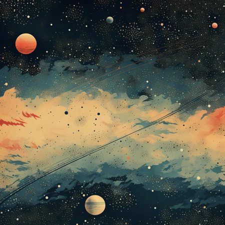 the cosmos unfurls its majestic beauty in this stunning, high-resolution vintage background, featuring a mesmerizing swirl of deep blues and purples, evoking a sense of mystery and wonder, perfect for astronomy enthusiasts, space lovers, and anyone seeking a celestial ambiance. ai generatedの素材
