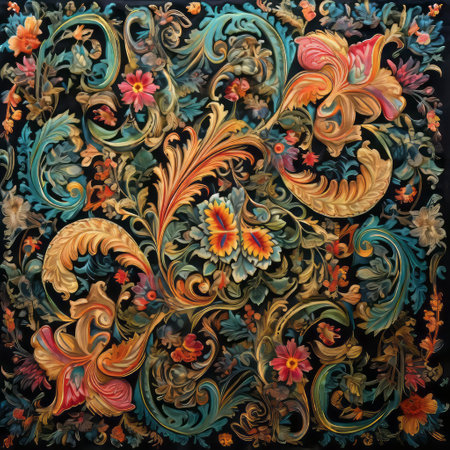 the carpet background, a soft and luxurious textile floor covering, features a subtle pattern of swirling shapes in calming shades of beige and cream, creating a warm and inviting atmosphere in any room, perfect for interior design and home decor inspiration. ai generatedの素材