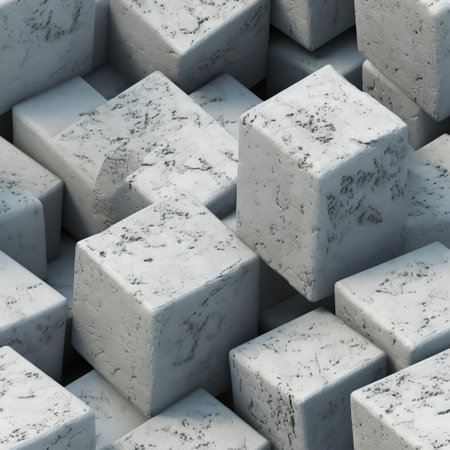 concrete textures abound in this stunning 3d seamless concrete image, showcasing a mesmerizing blend of rough, industrial chic and modern sophistication, perfect for architectural visualizations, 3d modeling, and interior design projects, evoking a sense of urban grit and contemporary style. ai generatedの素材