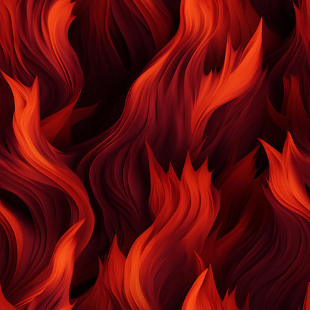 "a mesmerizing 3d seamless flame bursts with vibrant orange and yellow hues, radiating intense heat and energy, perfect for visual effects, animations, and motion graphics projects, adding a touch of realism and drama to any scene, with its infinite loop and high-resolution quality.", ai generatedの素材