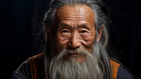 the fenghuang hybrid, a majestic mythical creature, gazes intensely in this stunning portrait photograph, showcasing its vibrant plumage, intricate scales, and regal demeanor, evoking a sense of ancient chinese mythology and folklore, while its hybrid features blend the essence of dragon and phoenix. ai generatedの素材