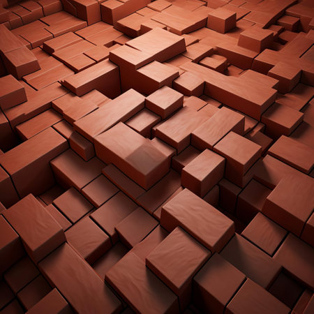 quarry tile, a type of ceramic tile, is beautifully captured in this 3d rendering, showcasing its textured, natural stone-inspired design and earthy tones, perfect for adding warmth and sophistication to any interior space, from modern bathrooms to rustic kitchens. ai generatedの素材