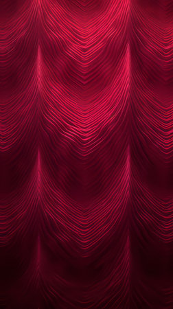 the volcano stands majestically in the foreground, its maroon hues blending seamlessly with the abstract op art-inspired background, creating a mesmerizing visual contrast that draws the viewer's eye to the fiery peak, evoking a sense of power and creative energy. ai generatedの素材