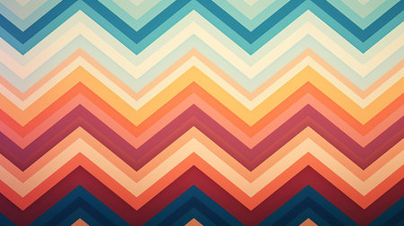 the zigzag texture, showcased in this flat image, features a mesmerizing pattern of alternating diagonal lines, creating a sense of dynamic movement and visual interest, perfect for backgrounds, wallpapers, or design elements in modern digital art and graphic design projects. ai generatedの素材