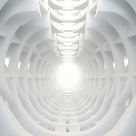 the array, composed of identical rectangular prisms, is neatly arranged on a pristine white background, showcasing its symmetrical beauty and precision, perfect for illustrating concepts in mathematics, data analysis, and computer science. ai generatedの素材