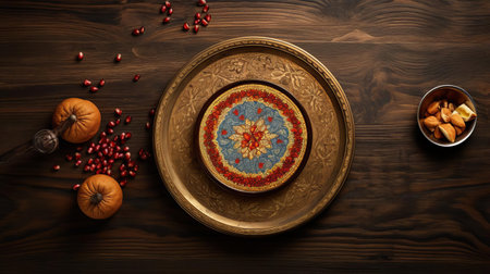 raki, a traditional turkish anise-flavored spirit, is showcased on top of a rustic wooden table, offering a warm and inviting ambiance, perfect for social gatherings and toasts, evoking feelings of cultural heritage and conviviality. ai generatedの素材